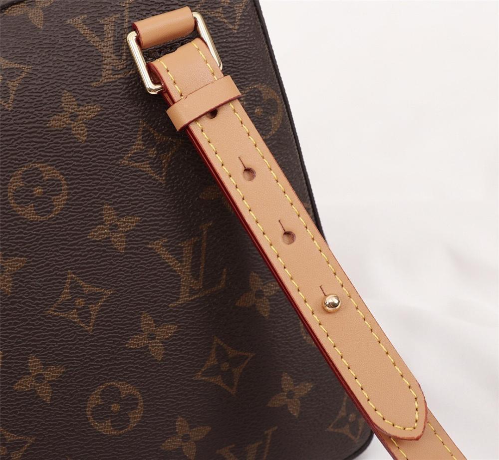 Soft Trunk Monogram Leather Shoulder Bag