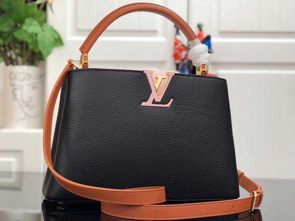 Elegant Leather Top Handle Bag