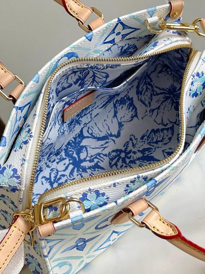 Modern Italian-Inspired Canvas Shoulder Bag
