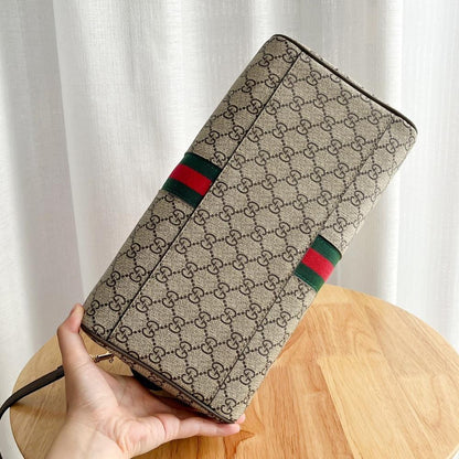Classic Refined Woven Crossbody Bag