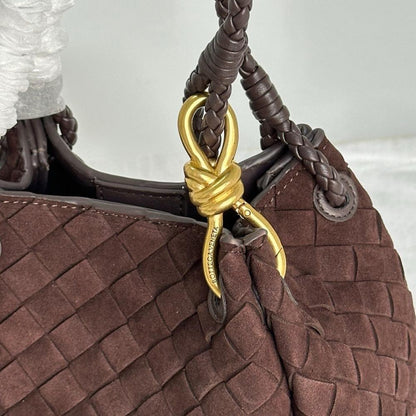 Modern Leather Top Handle Bag