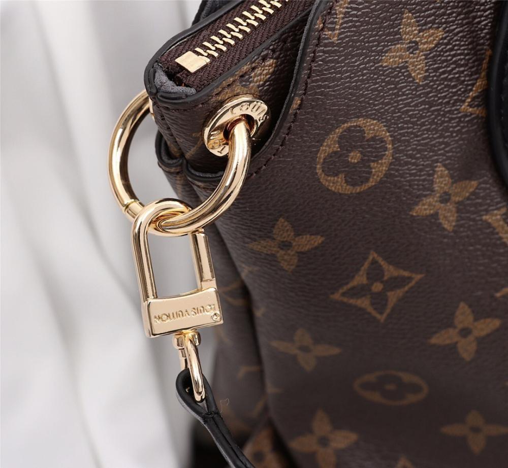 Luxury Elegant Gold Monogram Leather Tote Bag
