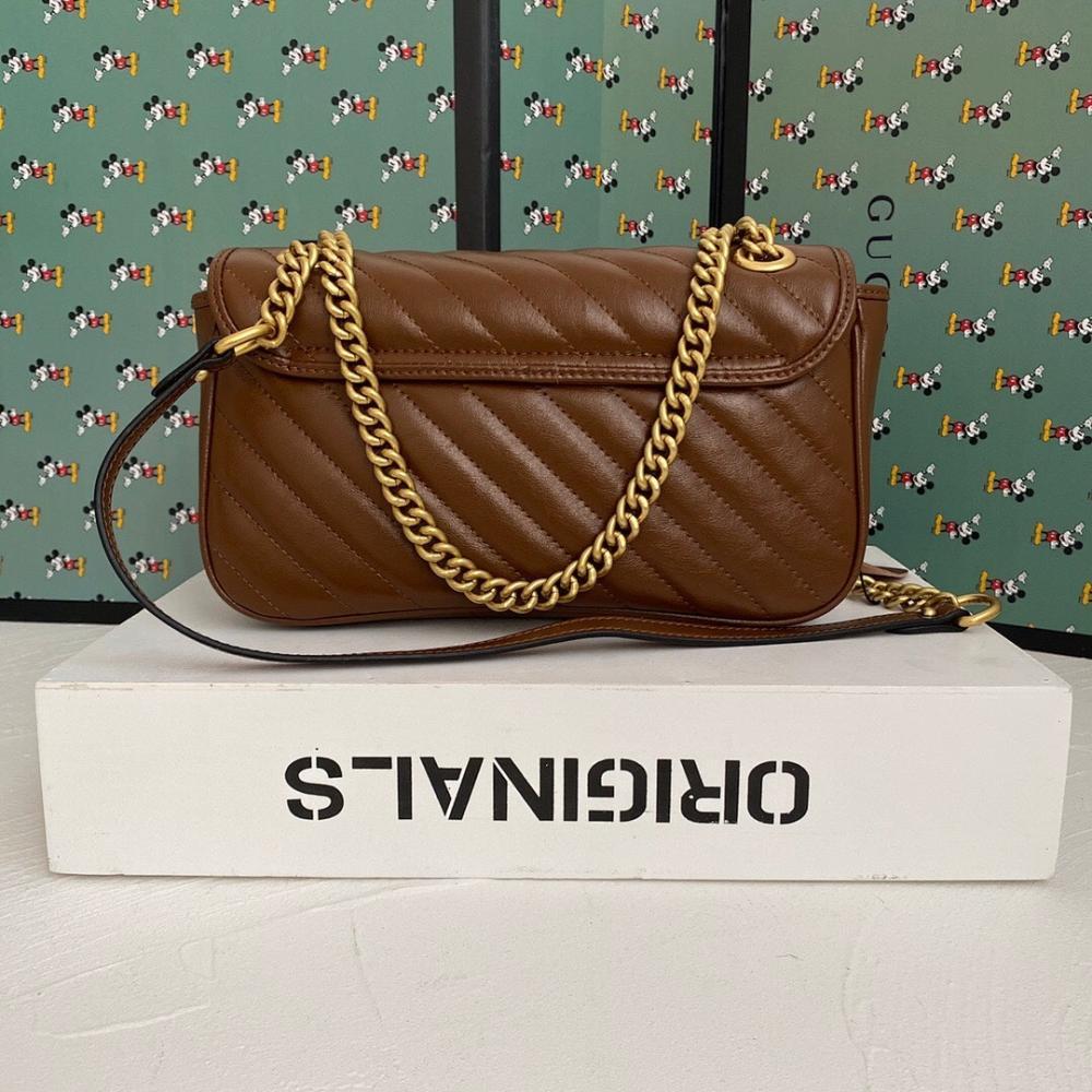 Alma Brown Quilted Leather Top Handle Bag