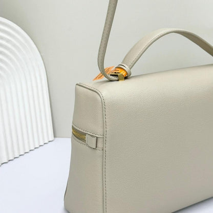Luxury Elegant Gold Calfskin Shoulder Bag