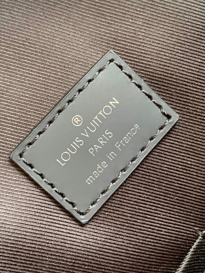 Luxury Silver Canvas Shoulder Bag – Limited Edition