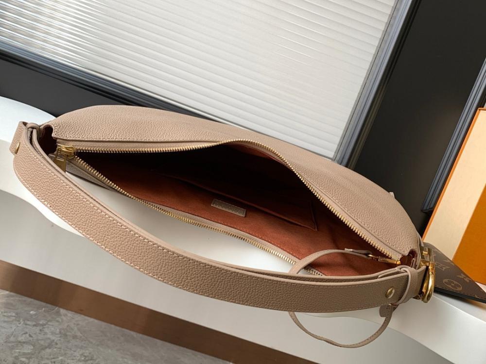 Modern Italian-Inspired Monogram Leather Top Handle Bag