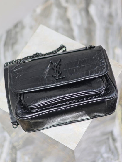 Classic Leather Top Handle Bag
