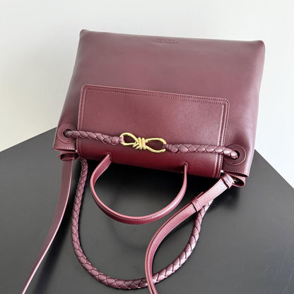 Leather Top Handle Bag