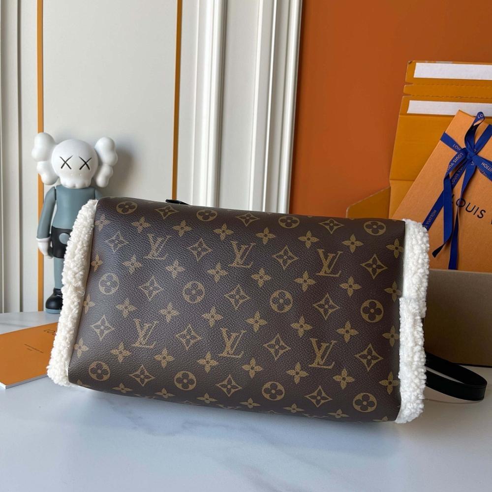 Classic Premium Monogram Lambskin Top Handle Bag