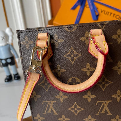 Modern Luxury Monogram Leather Shoulder Bag