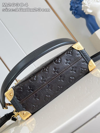 Leather Top Handle Bag