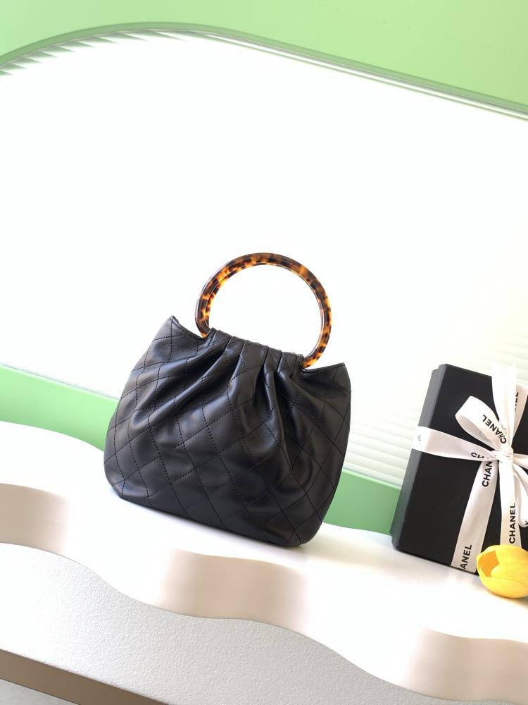 Lambskin Top Handle Bag