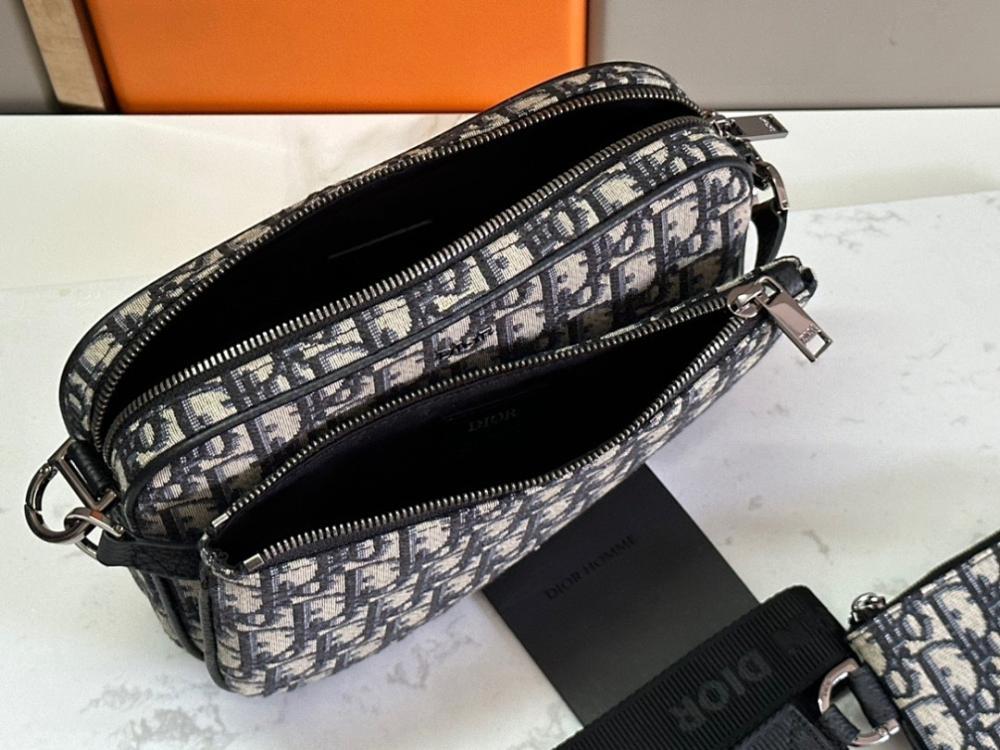 Saddle Printed Jacquard Shoulder Bag