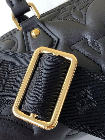 Classic Modern Quilted Calfskin Crossbody Bag