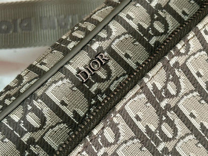 Saddle Printed Jacquard Shoulder Bag