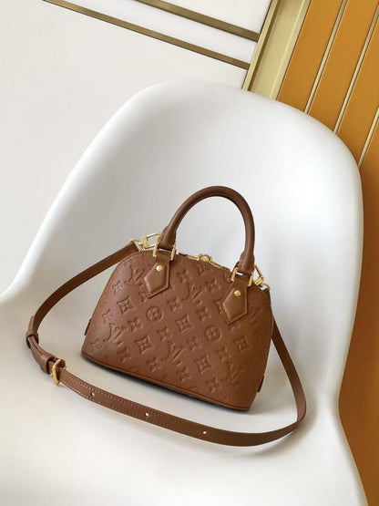 Leather Top Handle Bag