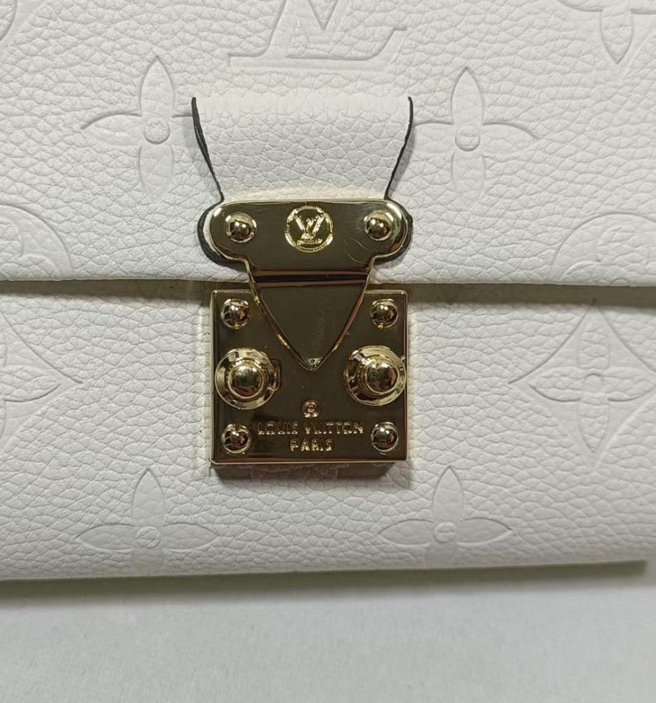 Luxury Premium Monogram Leather Top Handle Bag