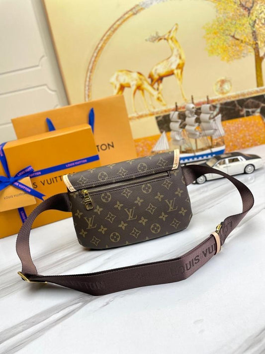 Italian-Inspired Stylish Monogram Leather Top Handle Bag