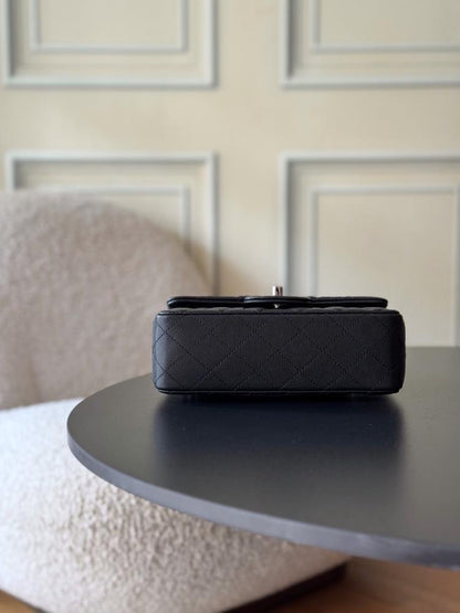Classic Luxury Leather Top Handle Bag
