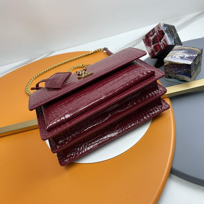 Classic Leather Top Handle Bag