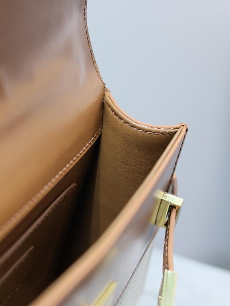 Modern Refined Leather Crossbody Bag