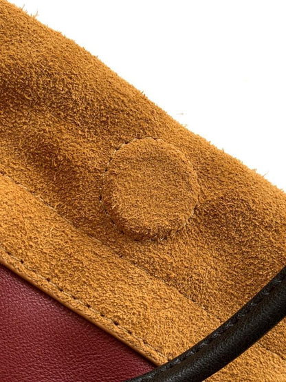 Black Suede Top Handle Bag