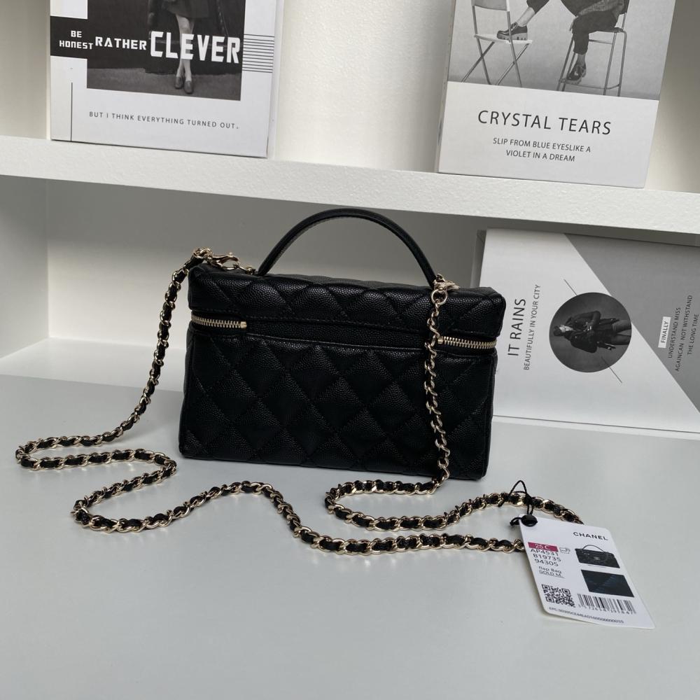 Calfskin Top Handle Bag