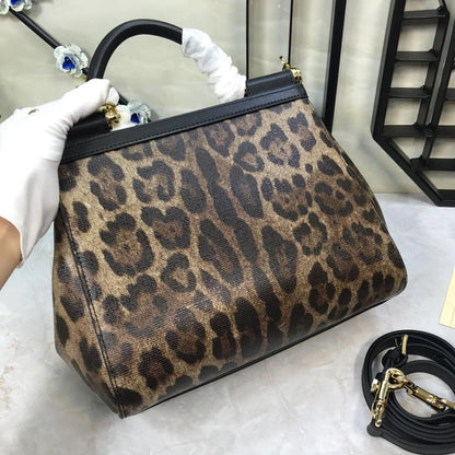 Birkin Printed Leather Crossbody Bag