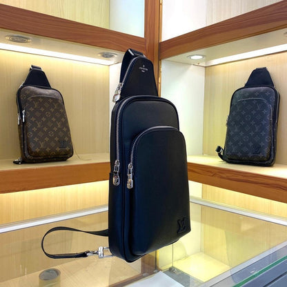 Modern Refined Leather Shoulder Bag