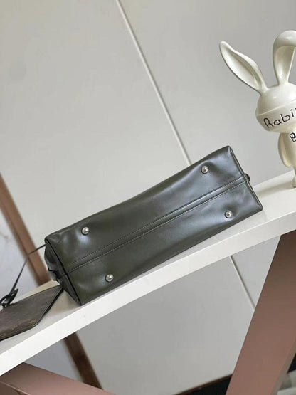 Arco Lambskin Top Handle Bag