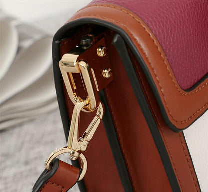 Dauphine Black Calfskin Shoulder Bag