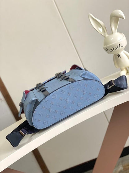 Stylish Refined Monogram Leather Crossbody Bag
