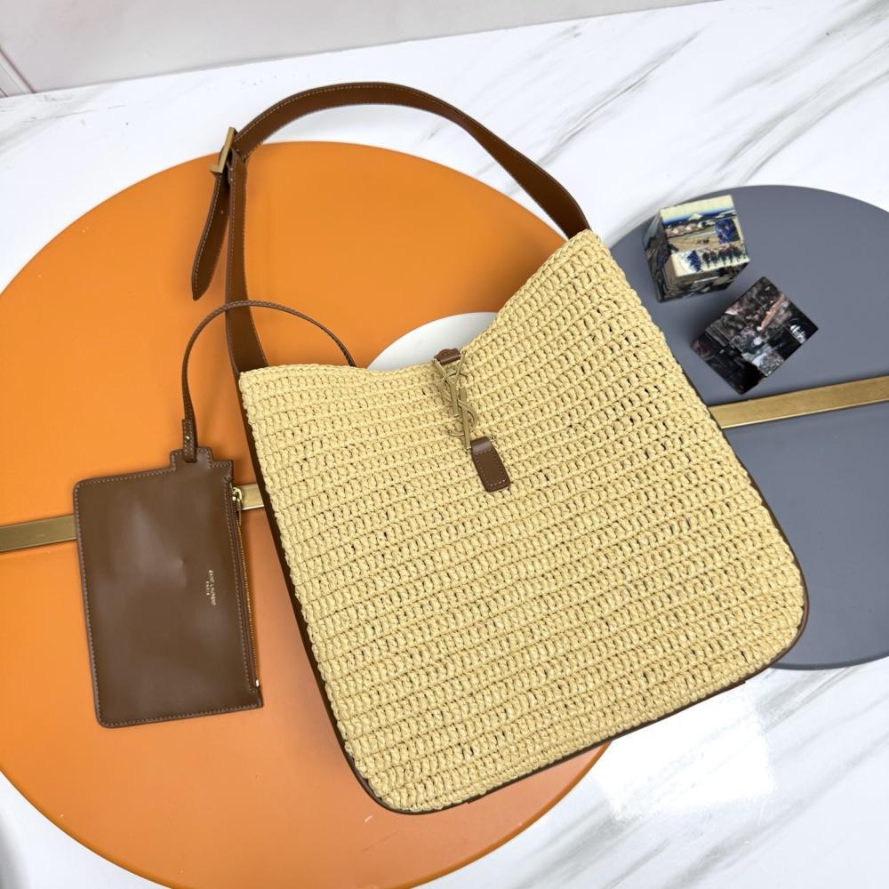 Classic Straw Shoulder Bag