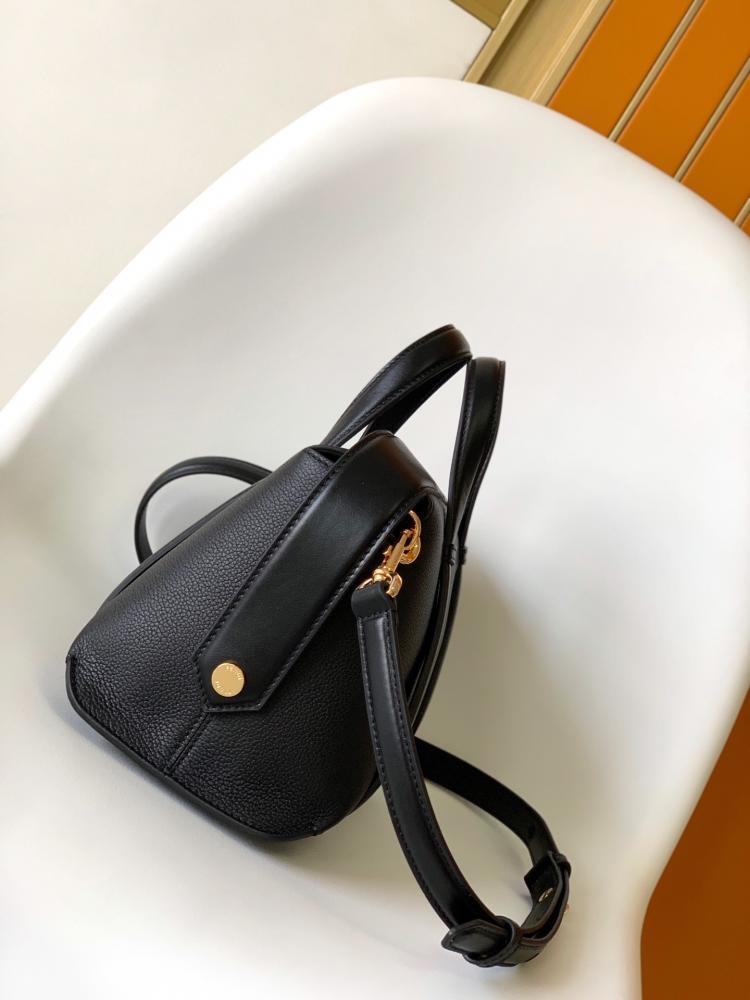 Leather Top Handle Bag
