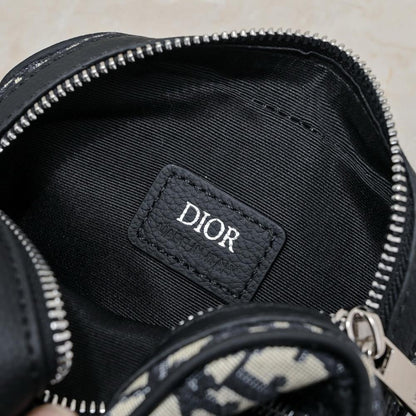 Luxury Stylish Black Printed Calfskin Shoulder Bag – Limited Edition
