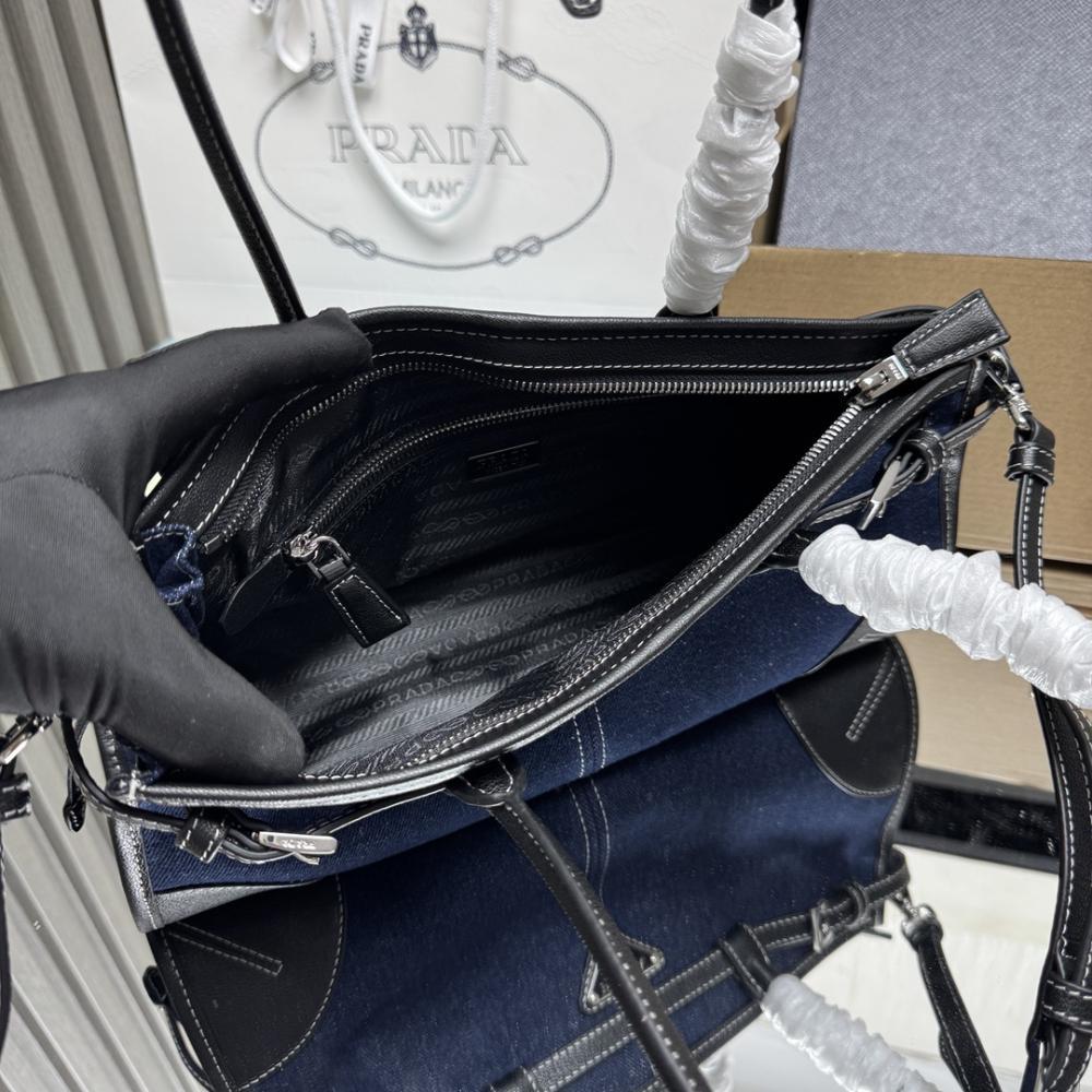 Classic Denim Crossbody Bag