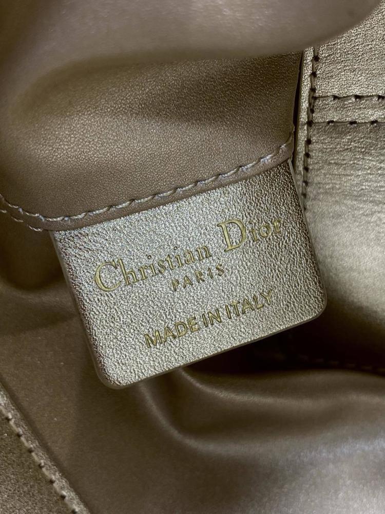 Practical Gold Calfskin Top Handle Bag