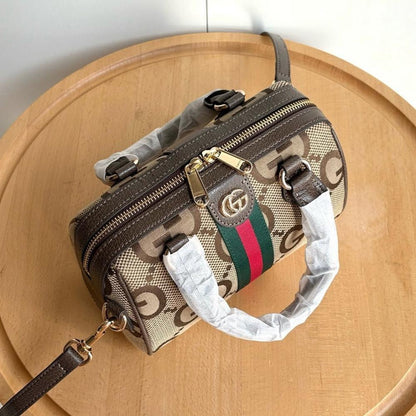 Stylish Refined Woven Top Handle Bag