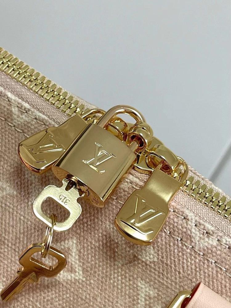 Keepall Monogram Leather Travel Bag