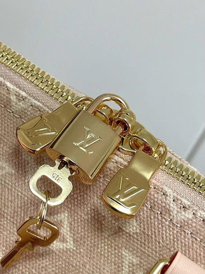 Keepall Monogram Leather Travel Bag