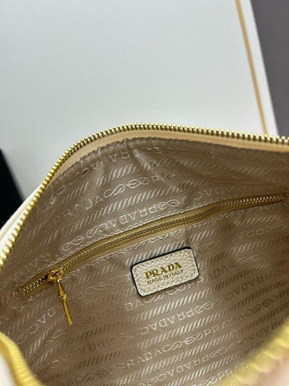 Classic Modern Leather Top Handle Bag