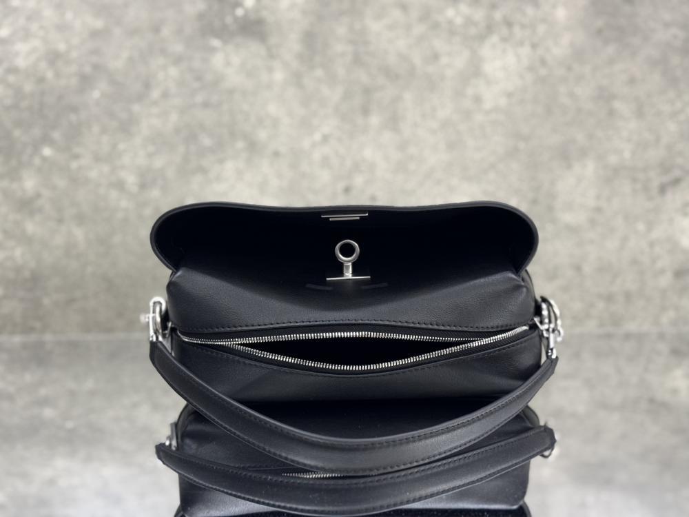 Luxury Leather Top Handle Bag