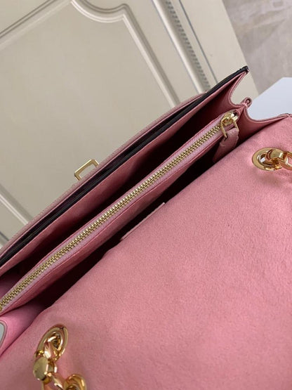 Stylish Calfskin Top Handle Bag – Limited Edition
