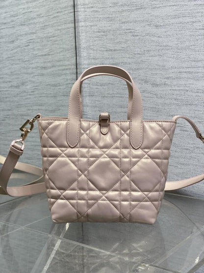 Alma Gold Calfskin Top Handle Bag