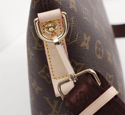 Boite Chapeau Monogram Leather Shoulder Bag