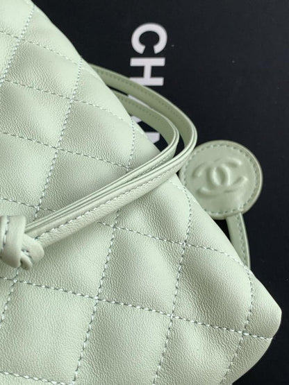 Classic Leather Bucket Bag