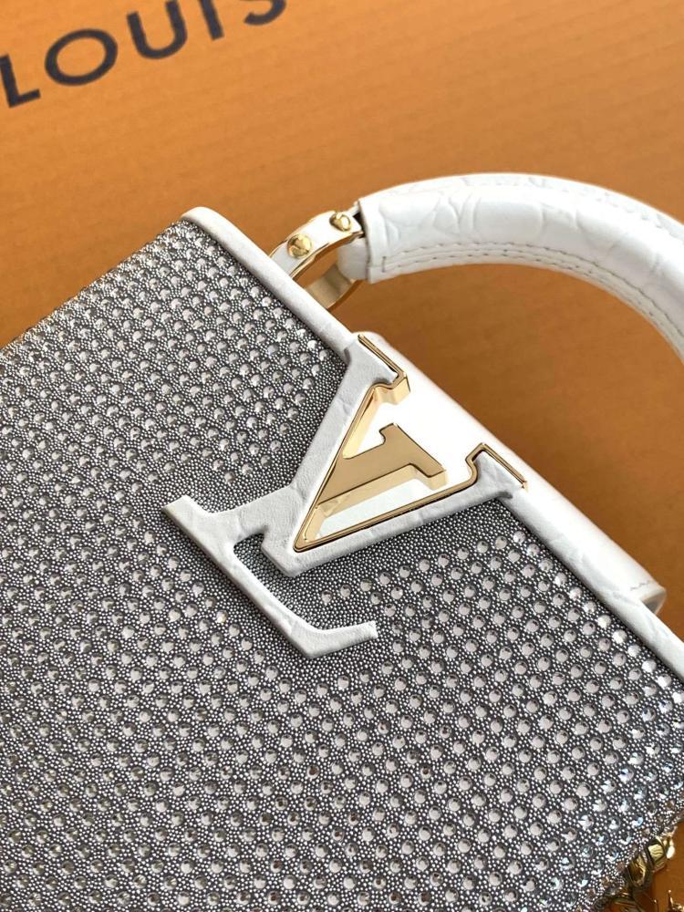 Luxury Crystal-Embellished Leather Wallet