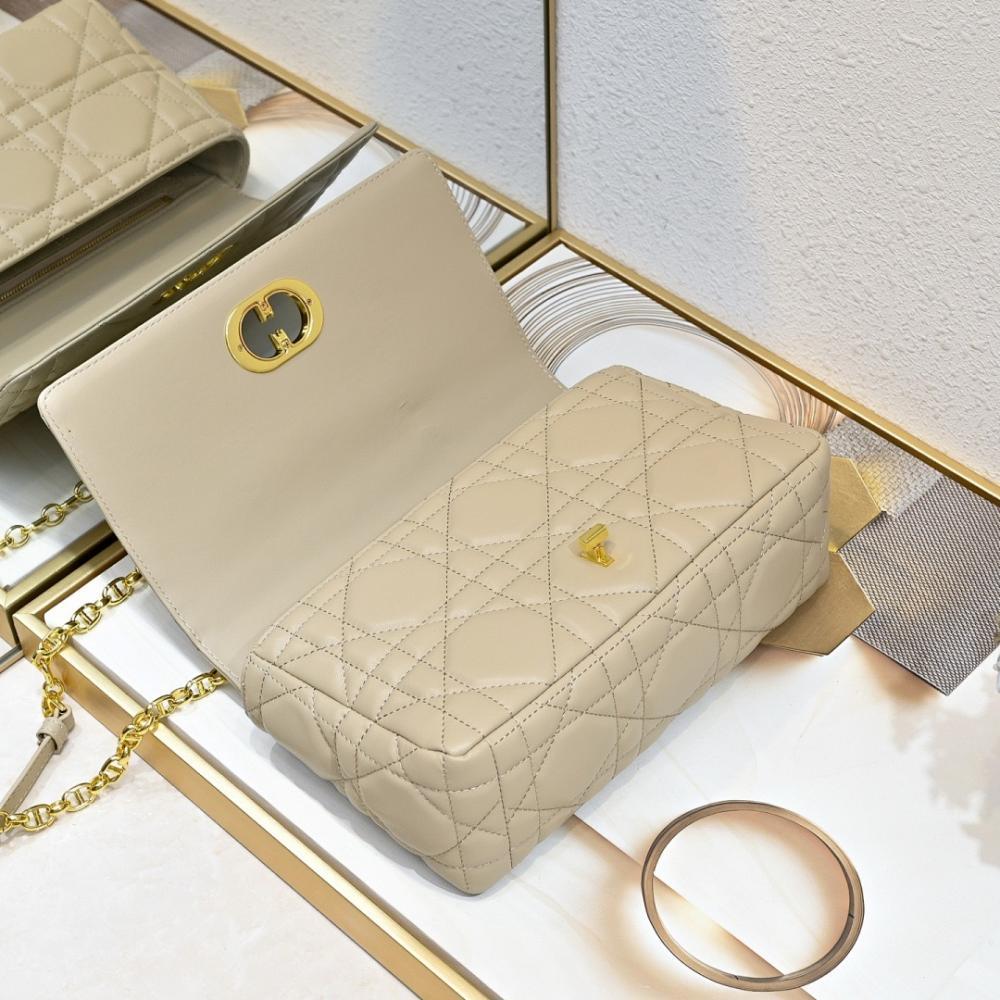 Luxury Stylish Gold Lambskin Shoulder Bag