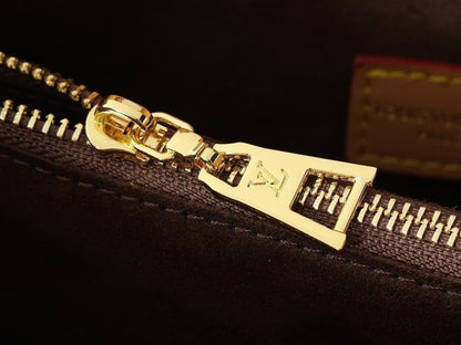 Modern Refined Gold Monogram Leather Shoulder Bag