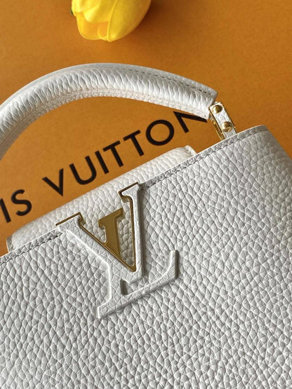 Gold Top Handle Bag
